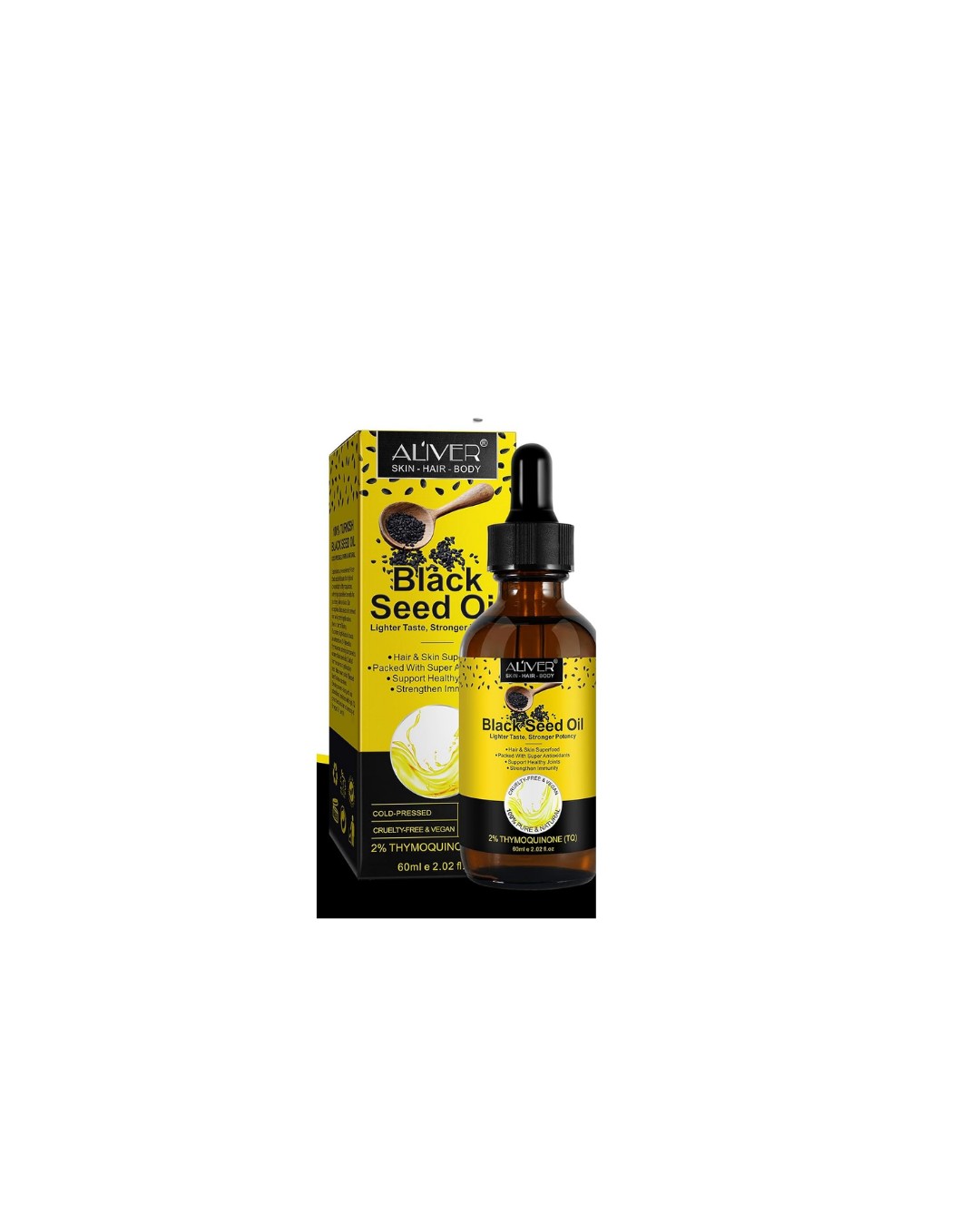 Black Seed Oil,100% Pure & Premium Cold Pressed,60ml