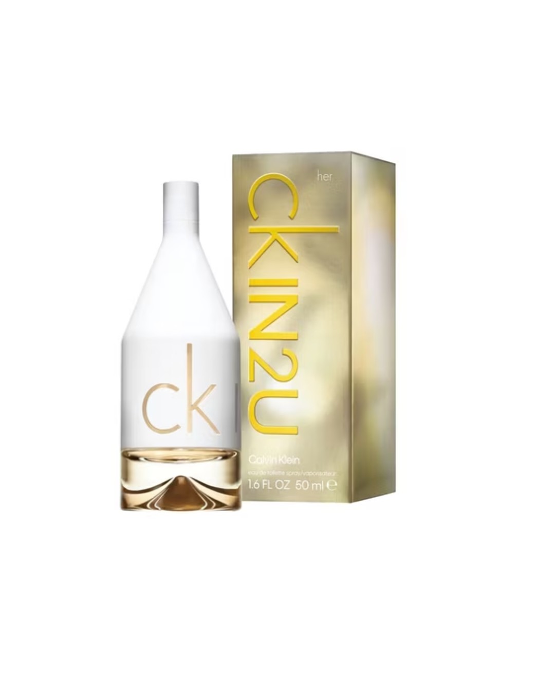Calvin Klein CK IN2U Eau de Toilette for Women,(resealed Pack)50ml