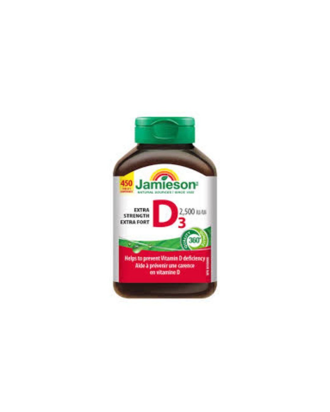 Jamieson Vitamin D3 – 450 Count