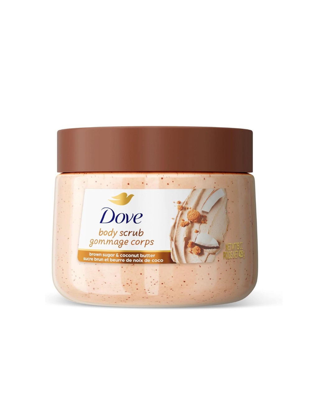 Dove Exfoliating Body Scrub Brown Sugar & Coconut Butter, 425g 