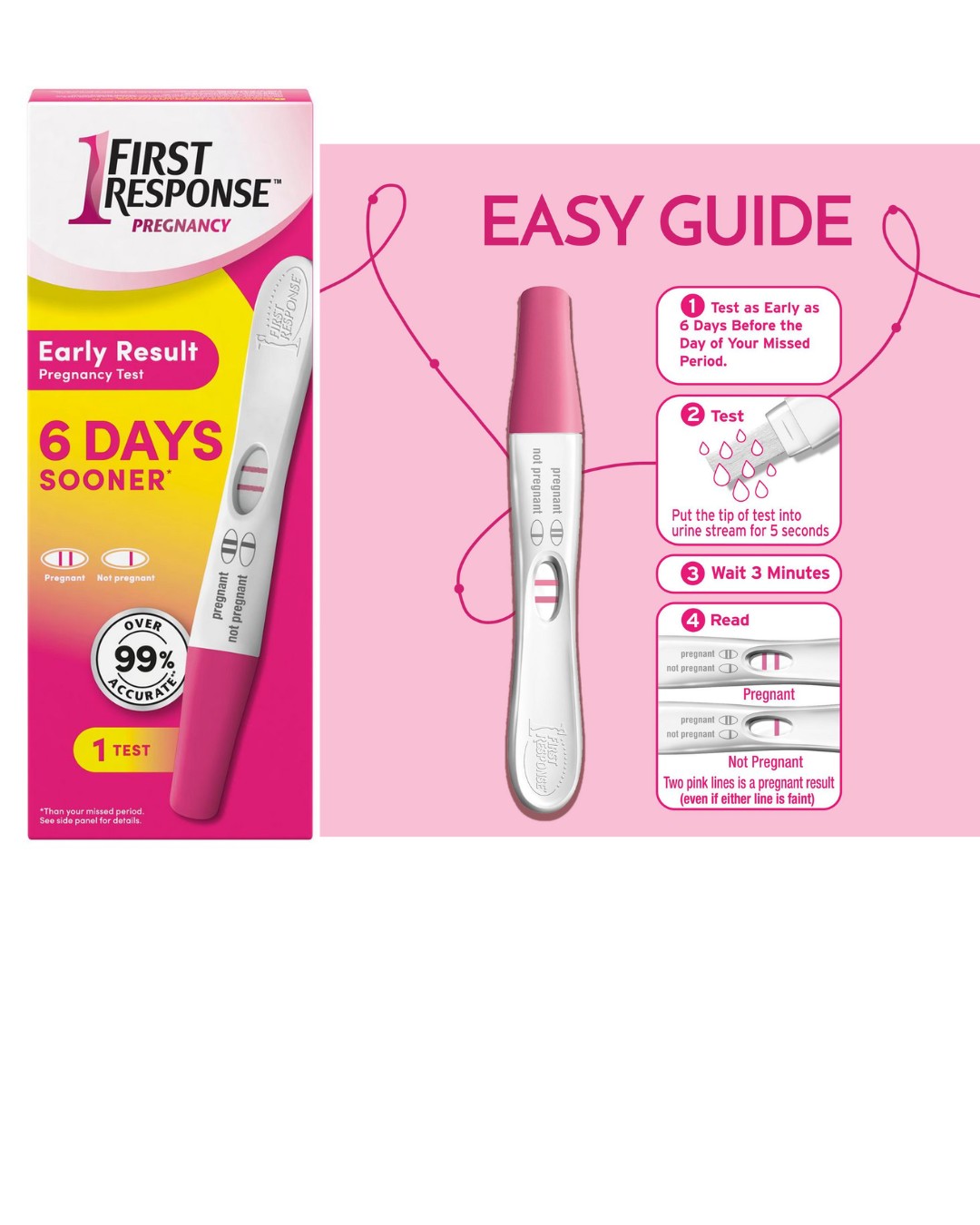 First Response Early Result - Pregnancy Test Kit - Analog (1 Count)