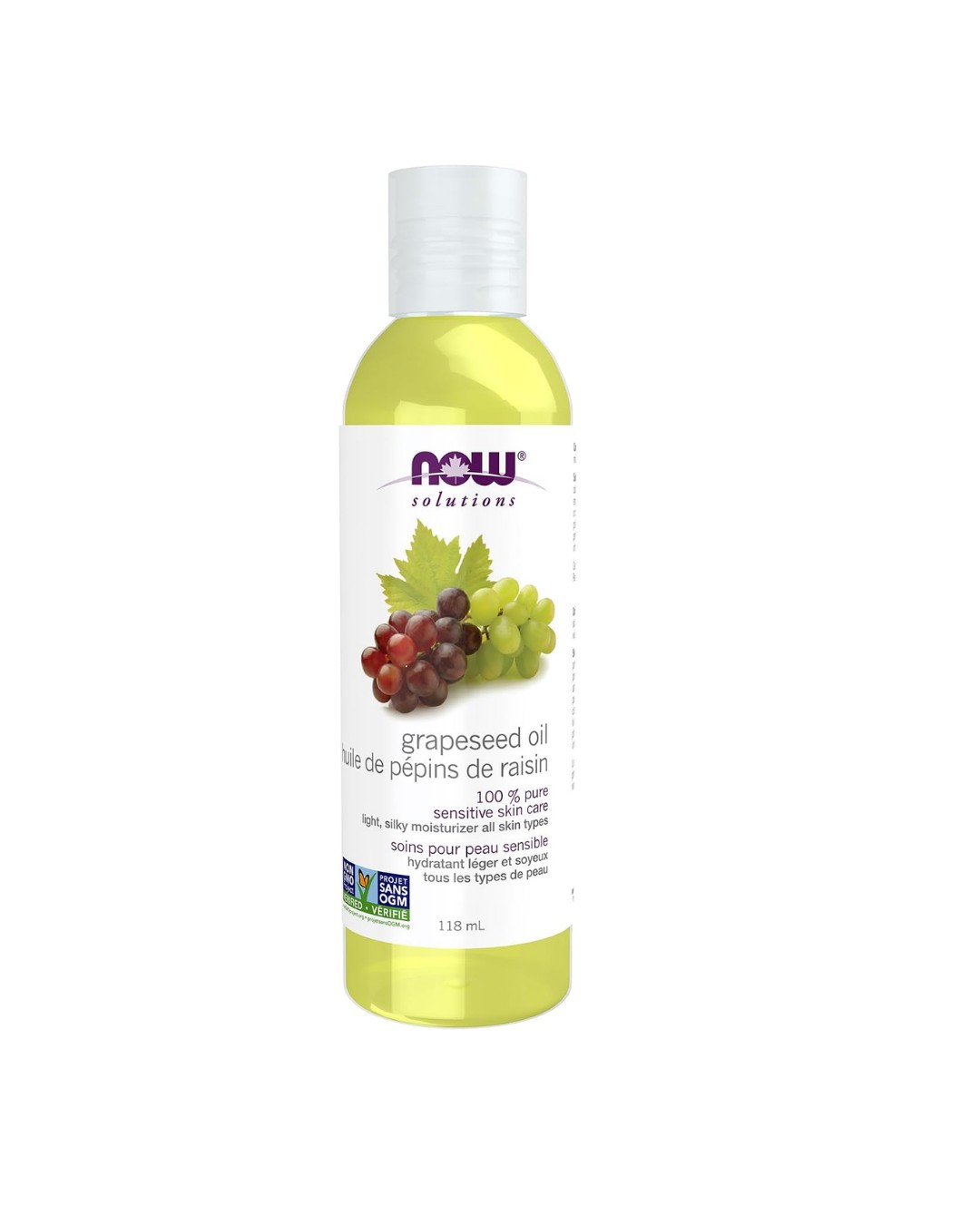 Grapeseed Oil, Skin Care for All Skin Types, 118ml