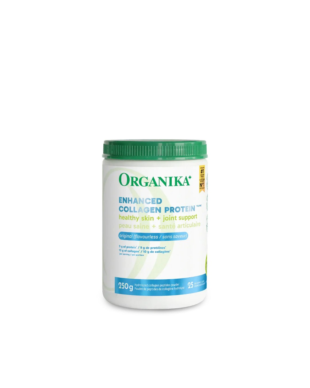 Organika Enhanced Collagen Powder (Type 1 & 3) | Unflavoured, 250g