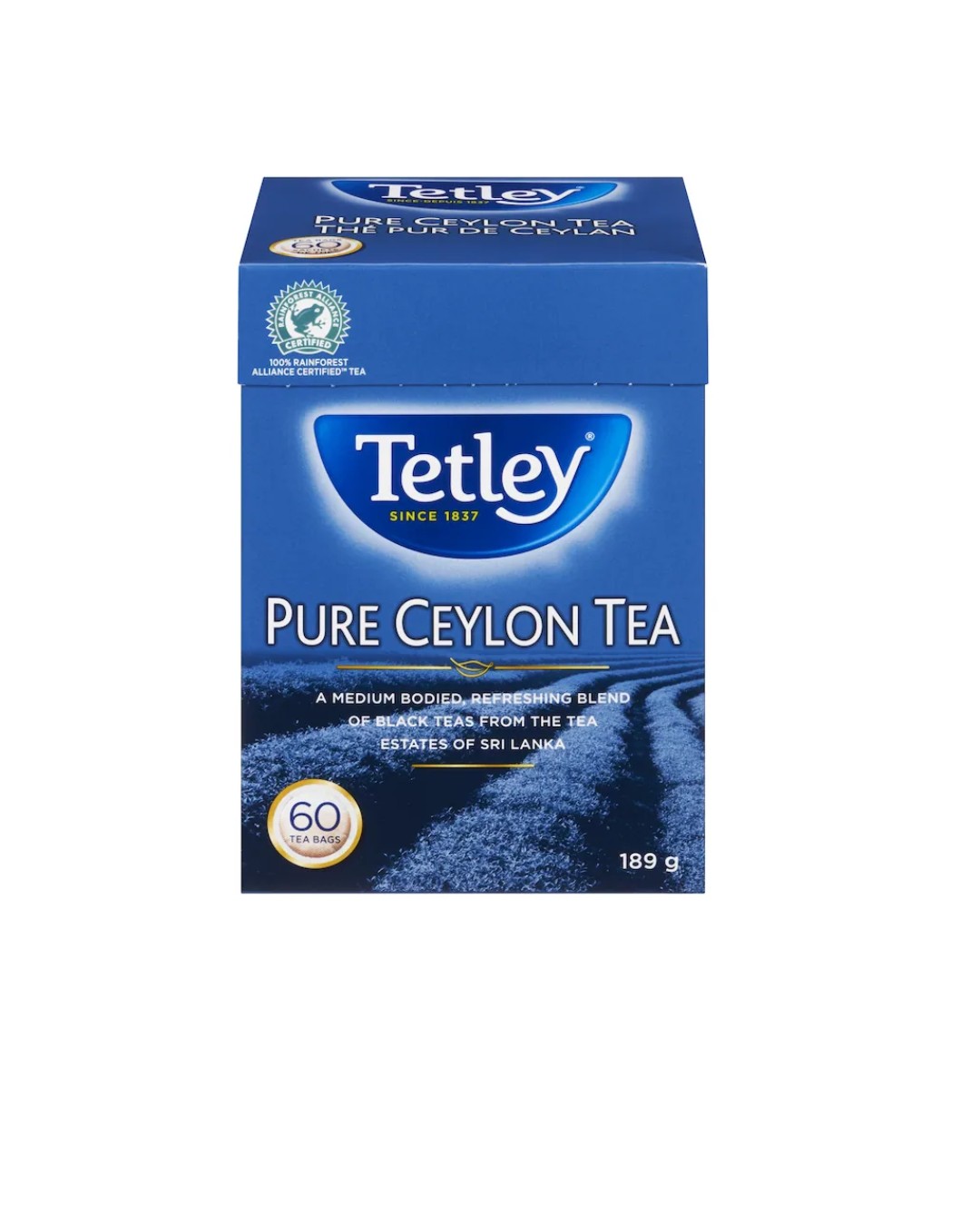 Tetley Pure Ceylon Tea Bags (60 ct)