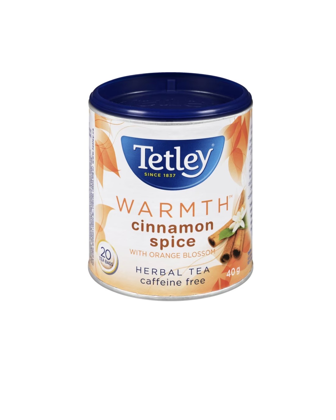 Tetley Warmth Cinnamon Spice Herbal Tea,20 Tea Bags