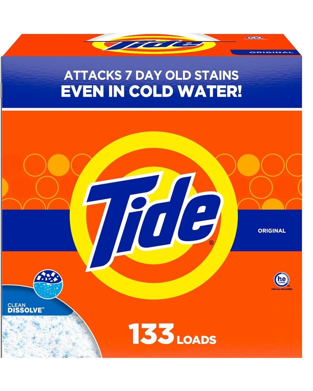 Tide Powder Laundry Detergent, Original Scent, 4.2 KG