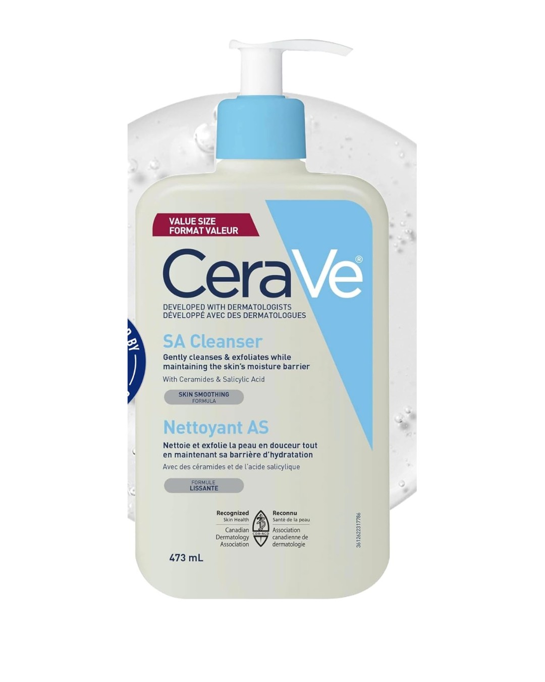 CeraVe Salicylic ACID Cleanser(Unscented)-473ml