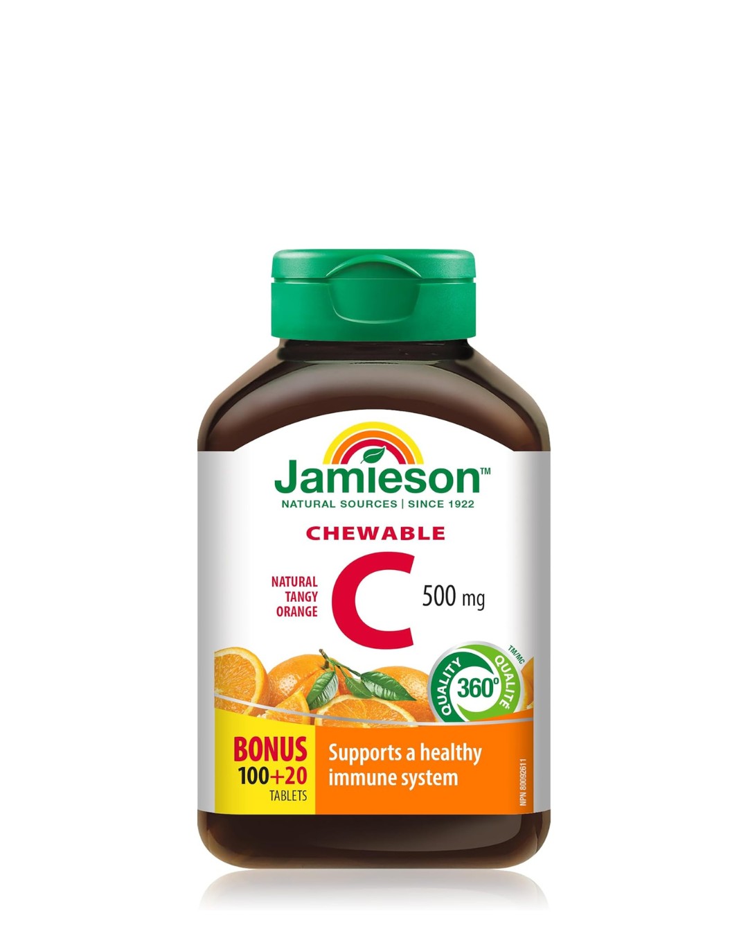 Jamieson Chewable Vitamin C (Orange)120Count