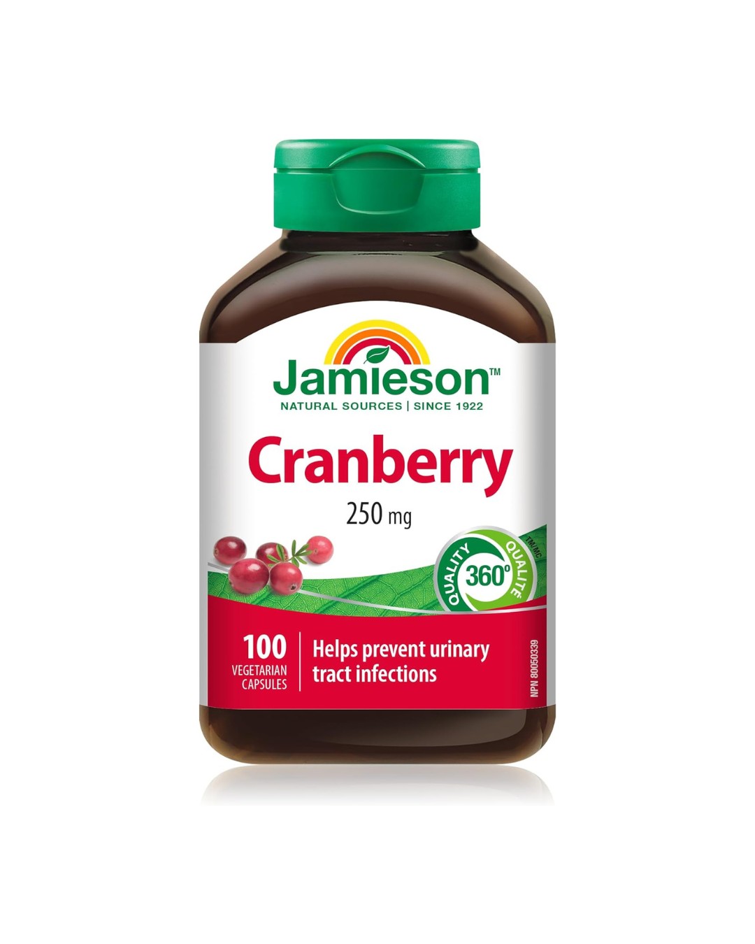 Jamieson Cranberry 100 Veg. Capsules